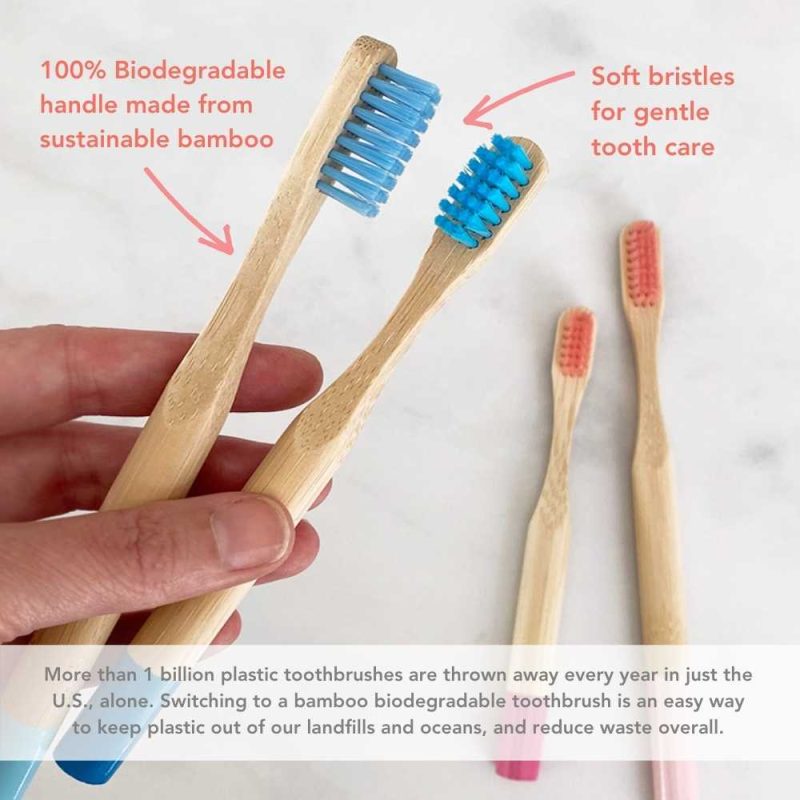 Bamboo Kids Toothbrush - Image 10