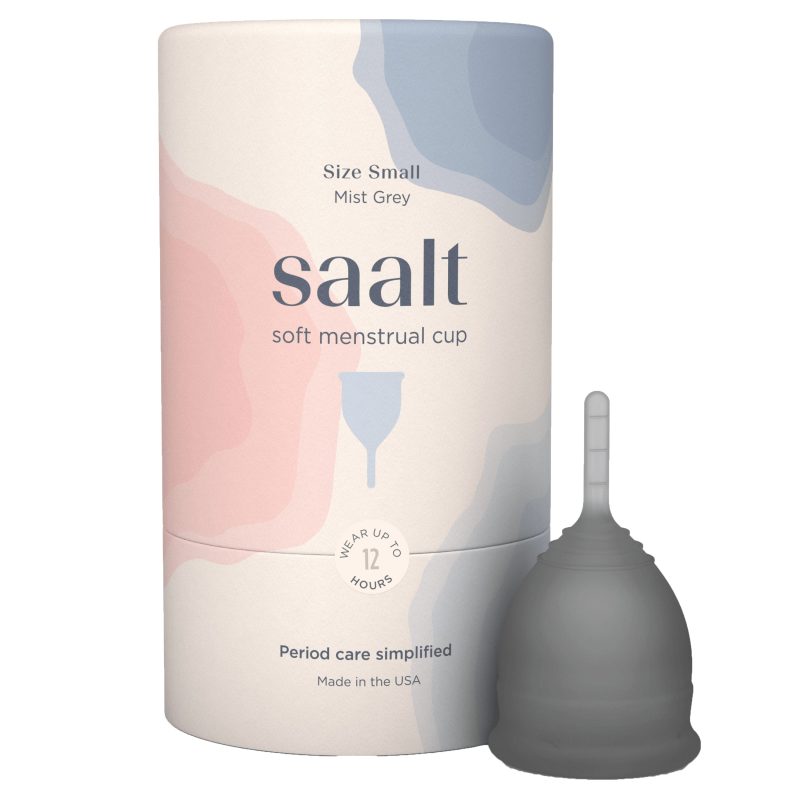 Saalt Soft Menstrual Cup - Mist Grey - Image 2