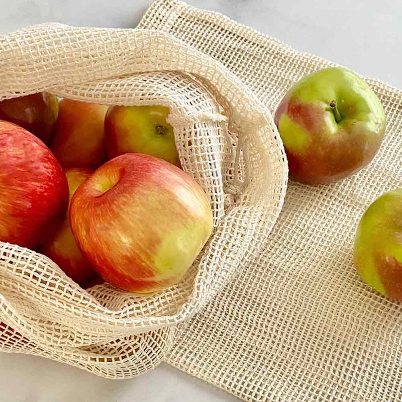 Organic Cotton Reusable Produce Bags (Set of 2) - Image 18
