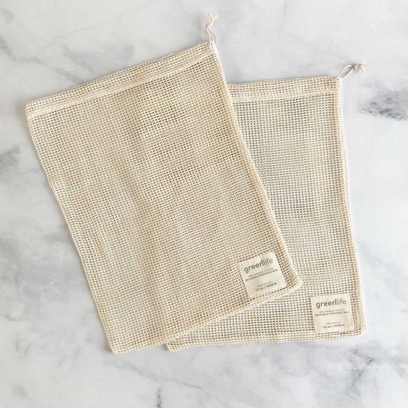 Organic Cotton Reusable Produce Bags (Set of 2) - Image 15