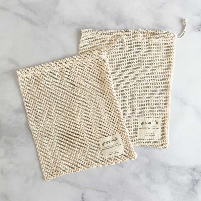 Organic Cotton Reusable Produce Bags (Set of 2) - Image 14